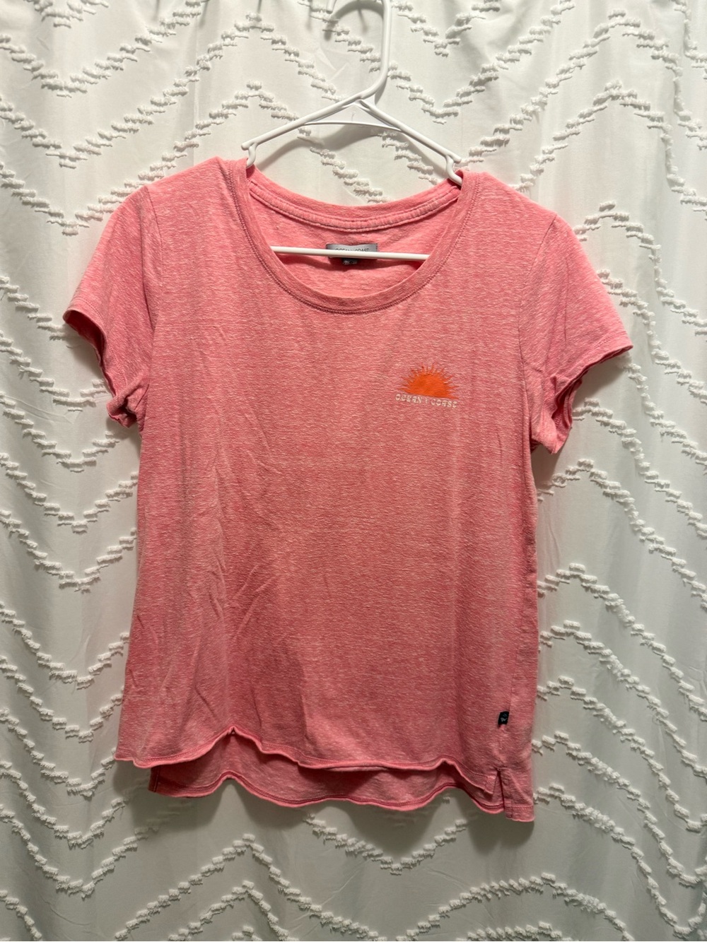 Sunset Graphic Pink Short-Sleeve Tee - Women